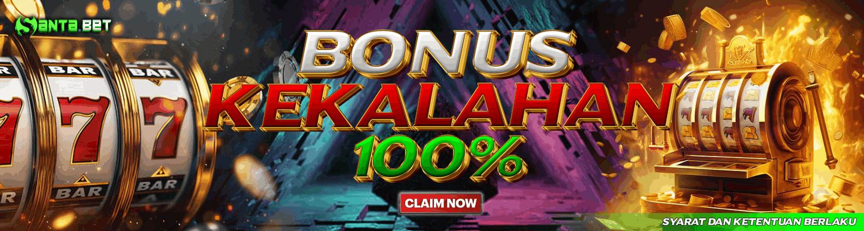 BONUS KEKALAHAN 100%